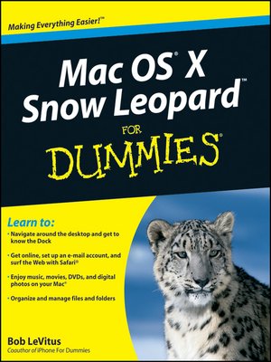 cover image of Mac OS X Snow Leopard For Dummies